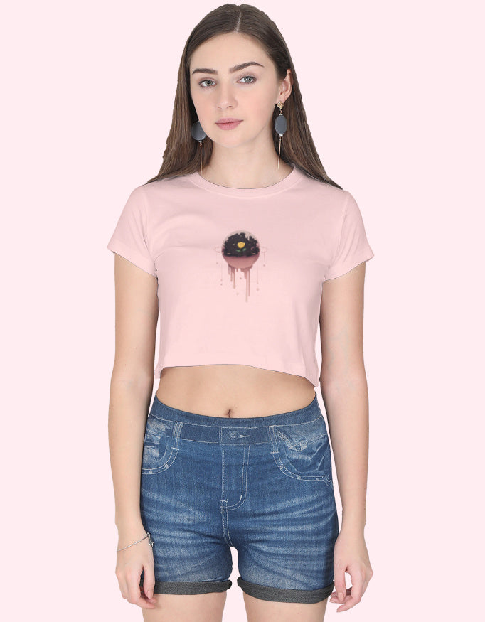 Flower_Glob_Print_Crop-Top_Light_Baby_Pink_Front