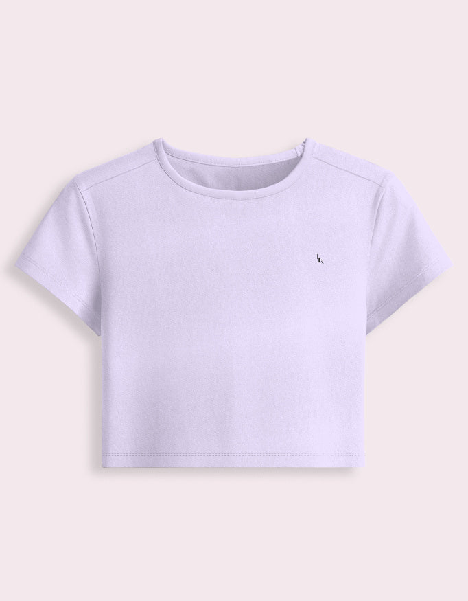 Lisbok Baby Tee_Lavender_Front