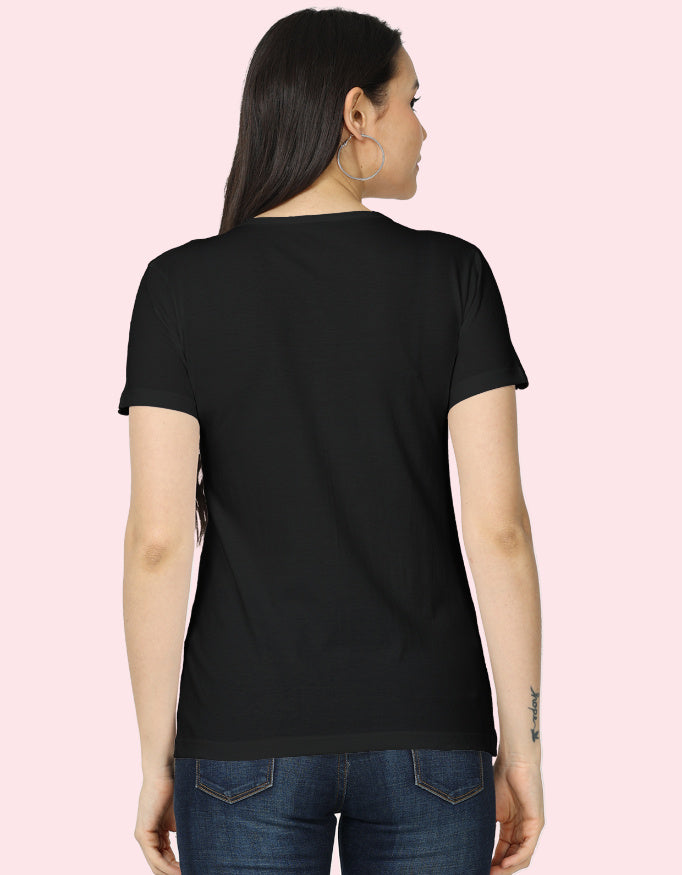 Love Cotton T-Shirt_Black_Back