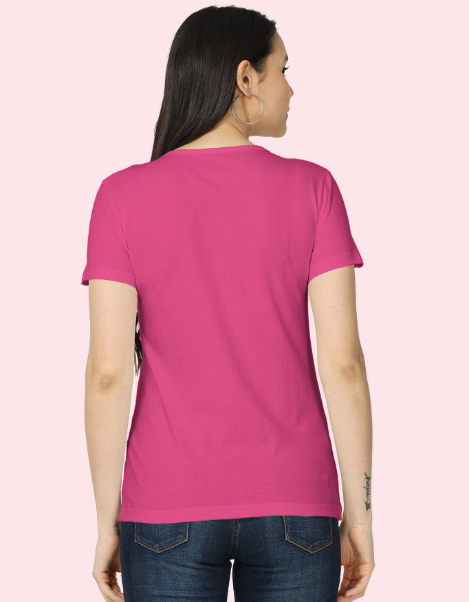 Love Cotton T-Shirt_Pink_Back