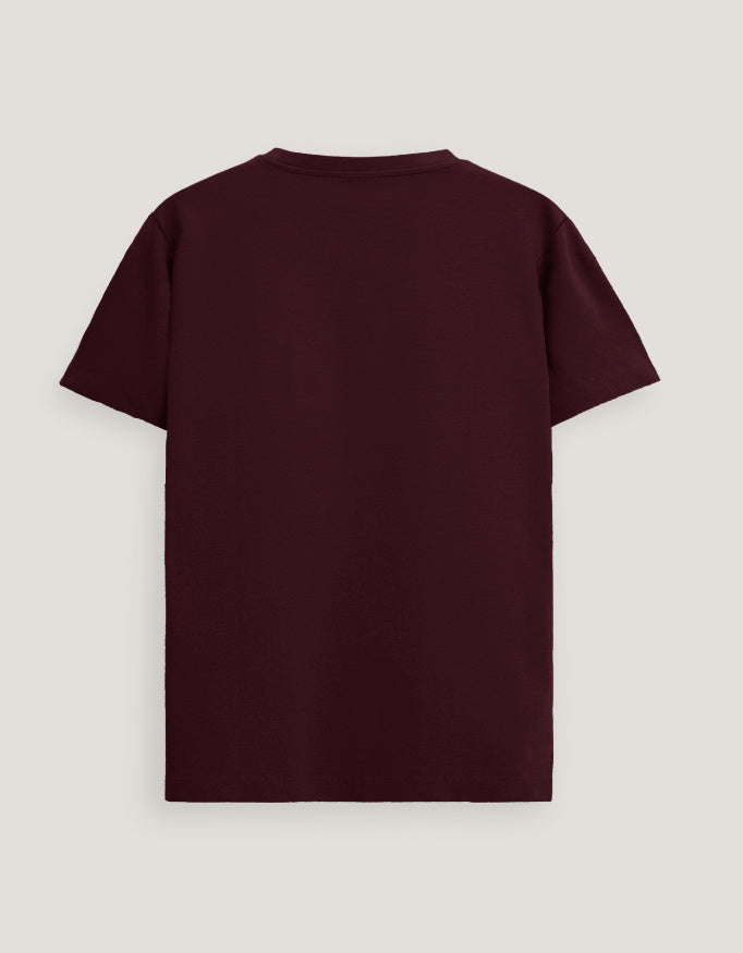 TOKYO Graphic Tee-Premium Supima Cotton T-Shirt_Maroon_Back