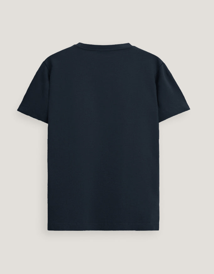 TOKYO Graphic Tee-Premium Supima Cotton T-Shirt_Navy_Blue_Back