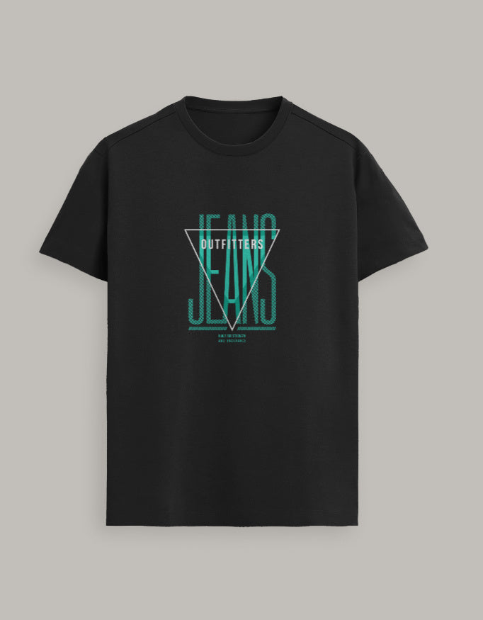 Unique Premium Supima Cotton T-Shirt_Black_Front