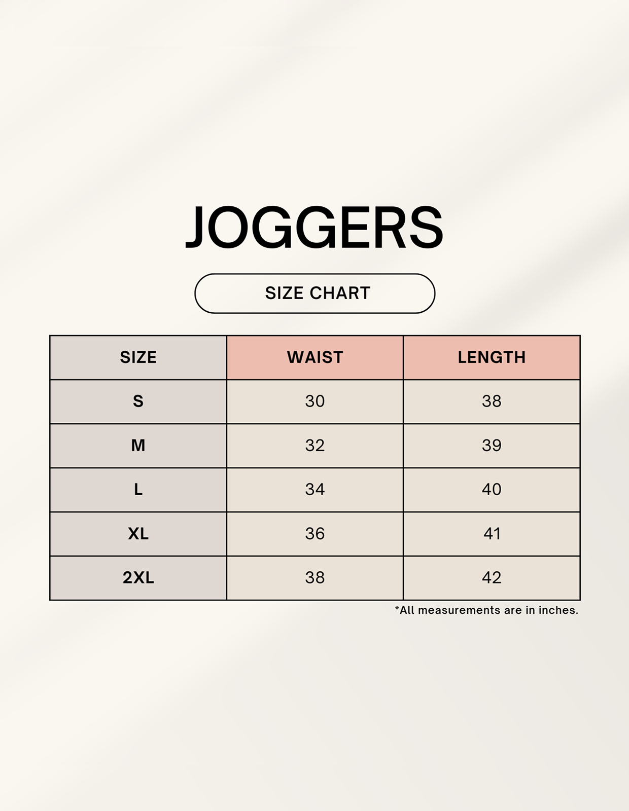 Unisex_Joggers_sizechart