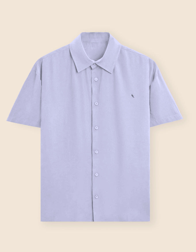 Unisex Oversized Shirt Iconic_Lavender_Front